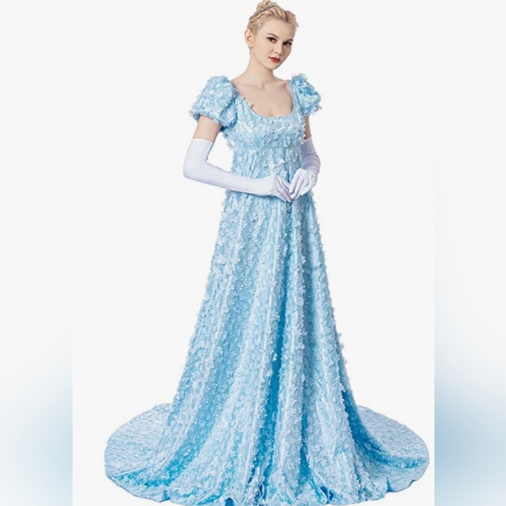 New XL Women's Costume Lace Princess Dress Ballgown.. Cinderella